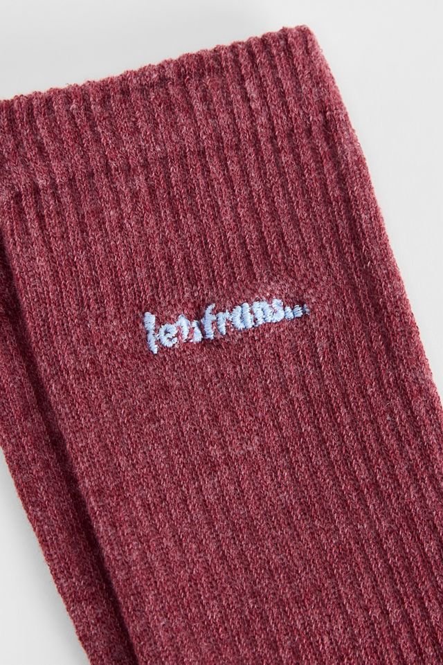 iets frans... Red Marl Socks #1