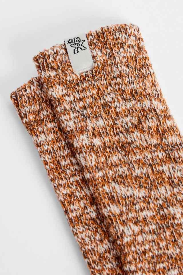 Ayker Brown Slub Socks #1
