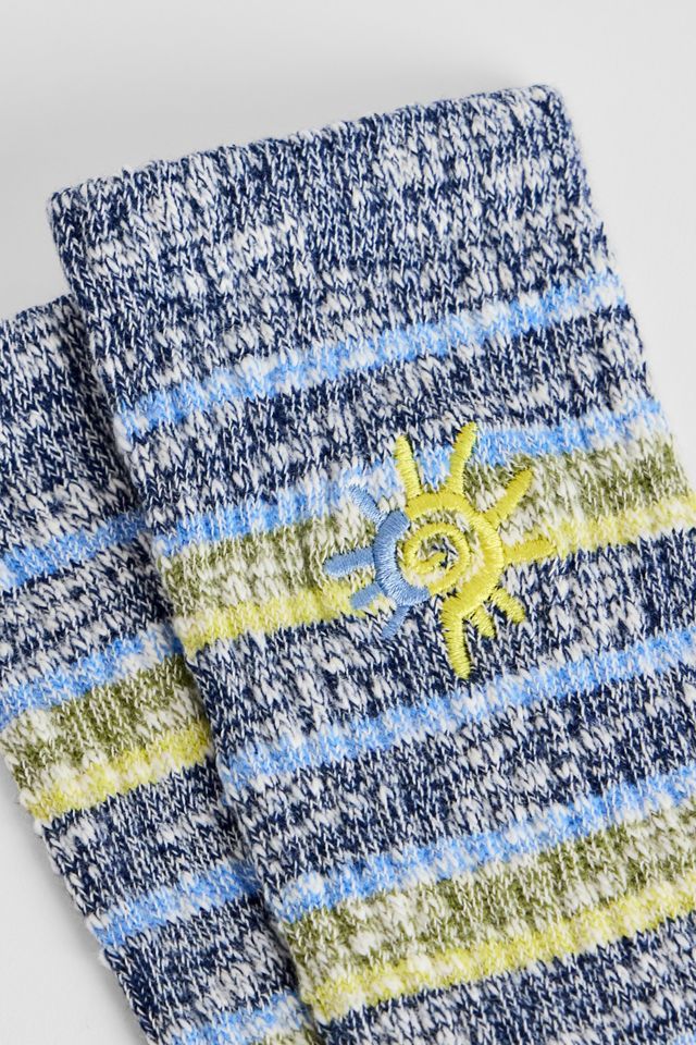 Ayker Blaue Holly Twist Socken #1