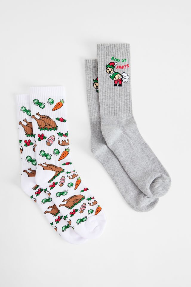 UO Christmas Dinner Socks 2-Pack #2