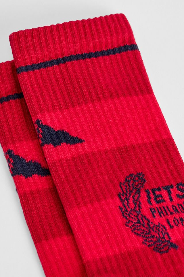iets frans... Calcetines de Fútbol de Rayas Rojas #1