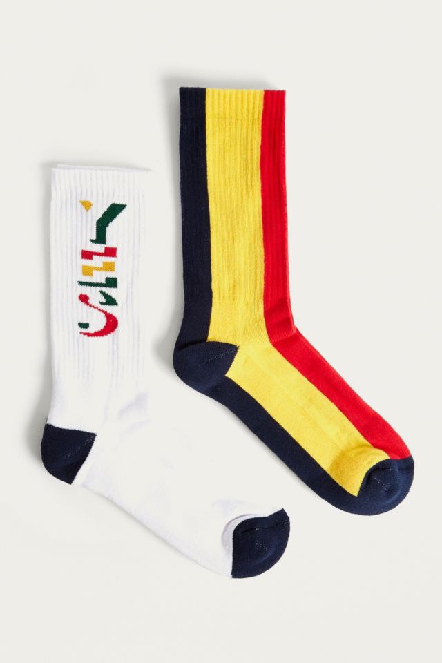 UO Yes Socks 2-Pack | Urban Outfitters UK