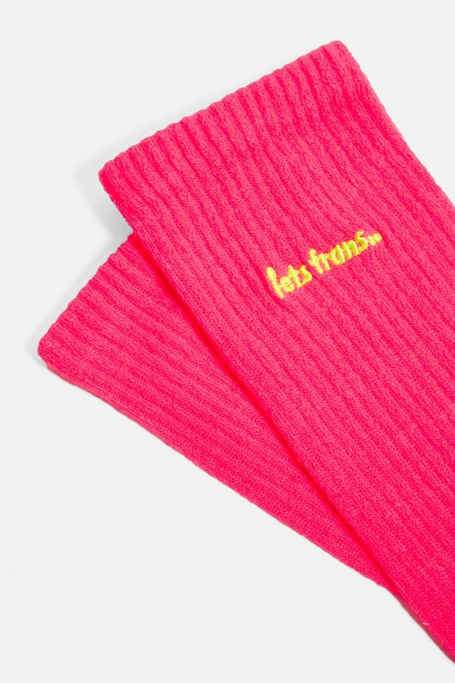 iets frans... – Sportsocken in Neonrosa #1