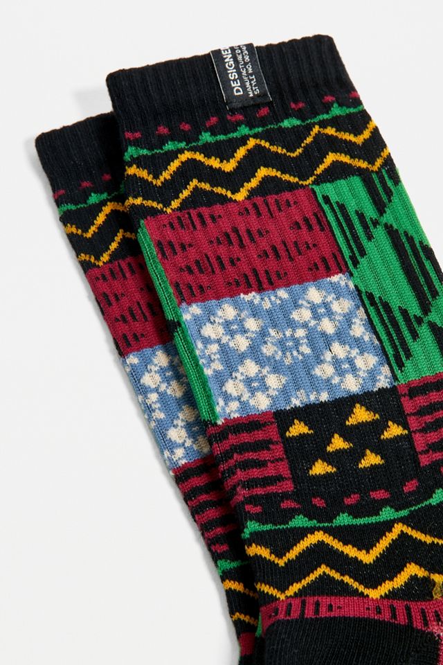 UO - Lot de 1 paires de chaussettes imprimé géométrique #1