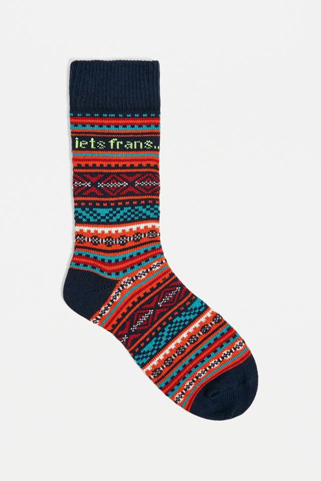 iets frans… Dark Fair Isle Socks 1-Pack