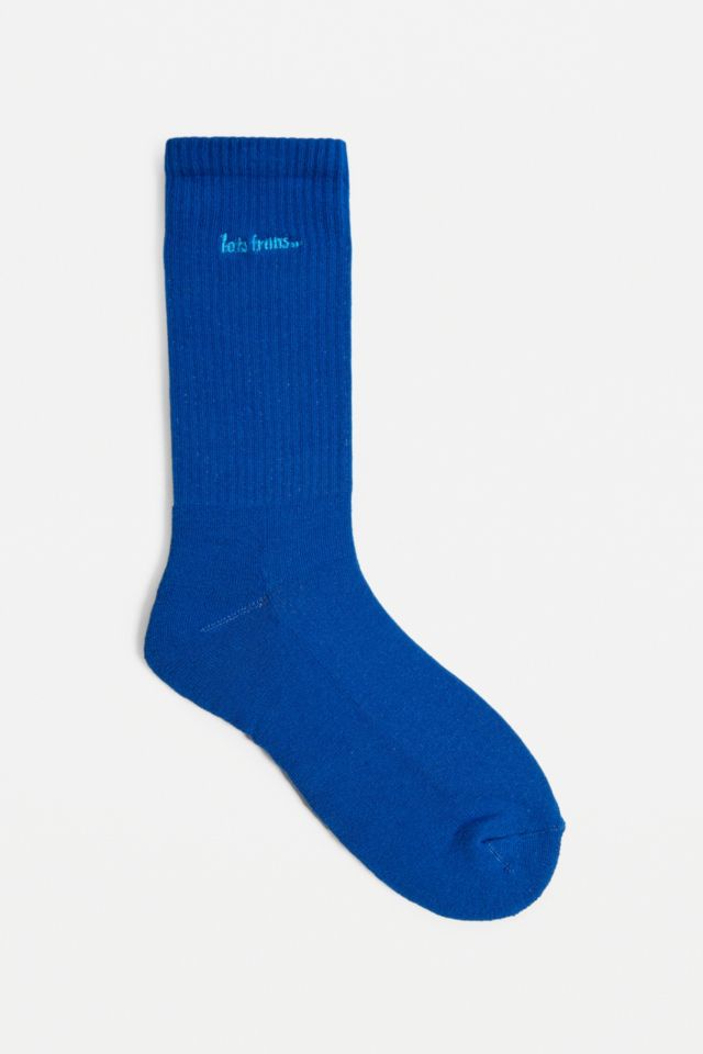iets frans... Bright Blue Crew Socks | Urban Outfitters UK