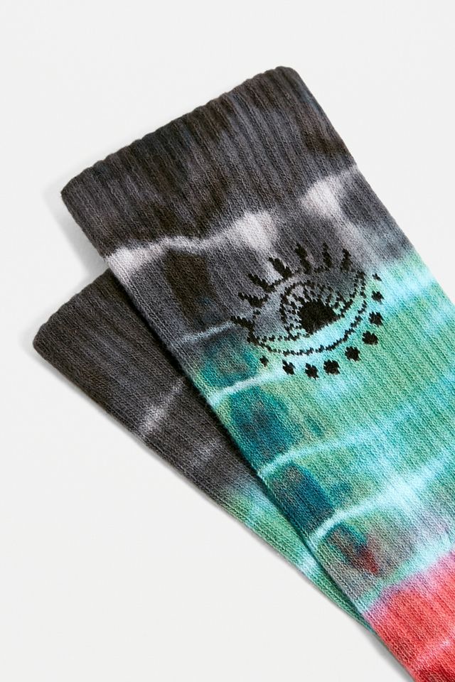 UO - Chaussettes Eye vertes tie-dye #2