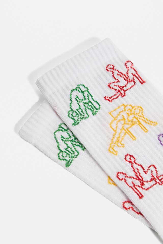 UO – Socken „Body“ mit bunten Prints #1