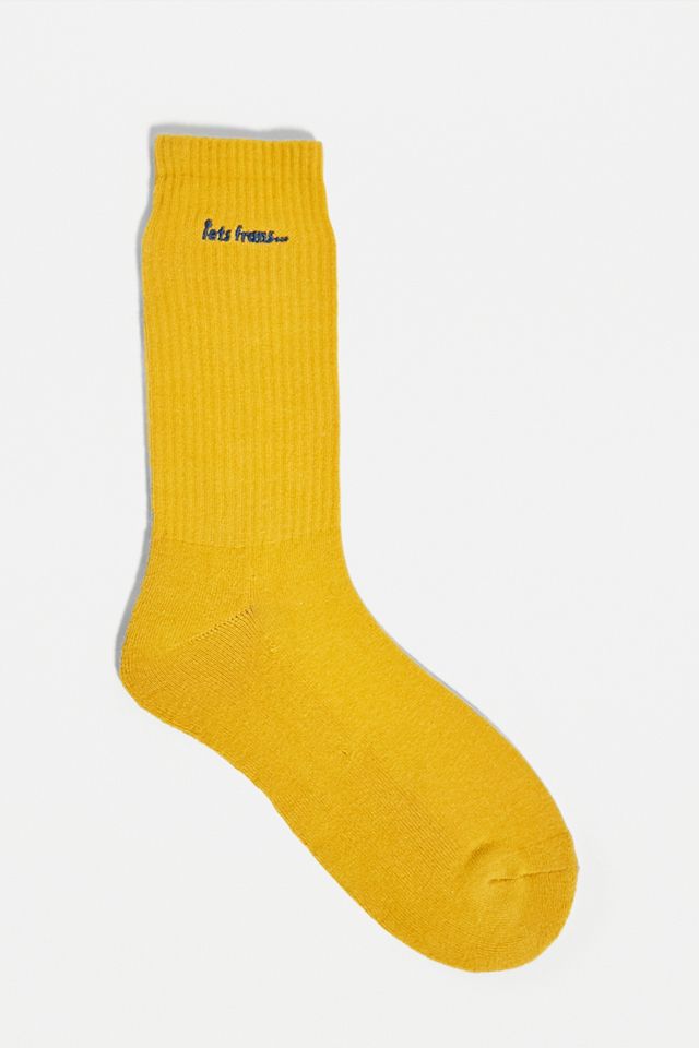 iets frans... Yellow Crew Socks #1