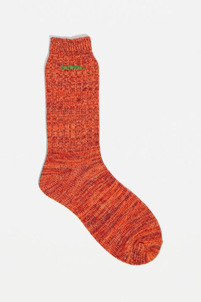 iets frans... Orange Space-Dye Socks | Urban Outfitters UK