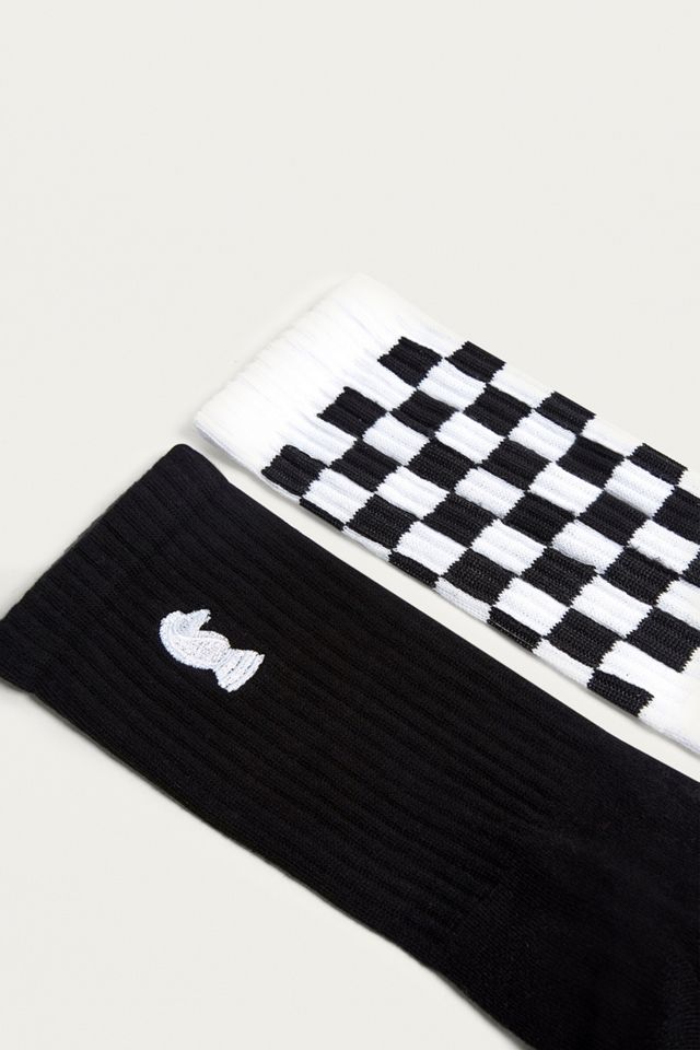 iets frans… Black and White Checkerboard Socks Pack #1