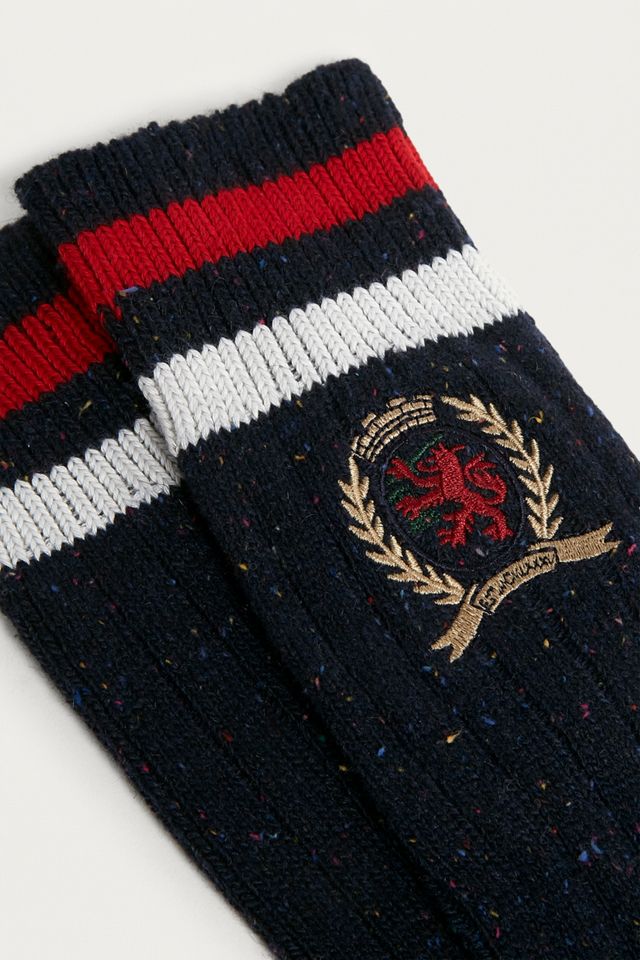 Tommy Jeans Crest Collection Navy Socks #1