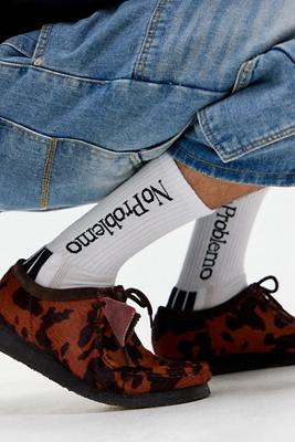 No Problemo White Socks - White L at Urban Outfitters