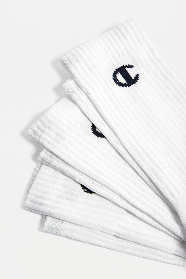 Champion - Lot de 3 chaussettes blanches avec logo #2