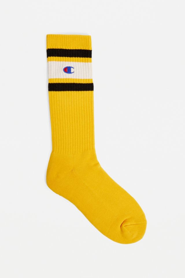 Champion 2025 socks yellow