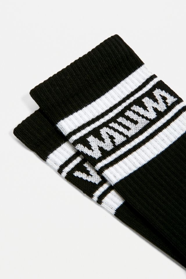 WAWWA Black Sport Socks 1-Pack | Urban Outfitters UK