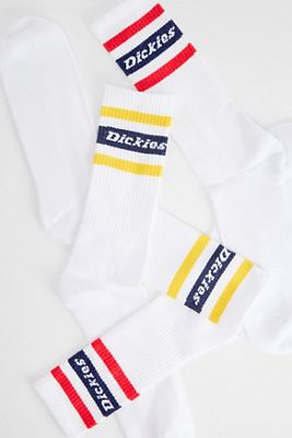 Dickies White Genola Socks 2-Pack