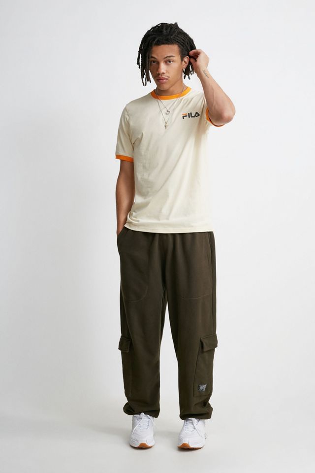 Camiseta FILA Rosco Bleached Sand Ringer #3