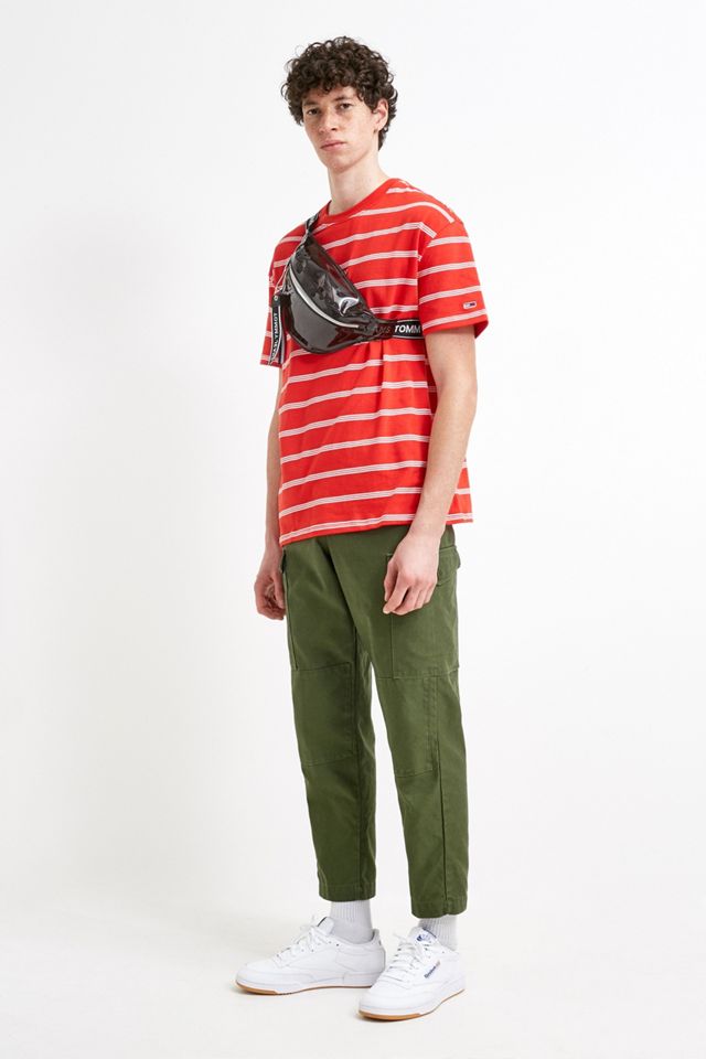 Camiseta Tommy Jeans Signature Red Stripe #1