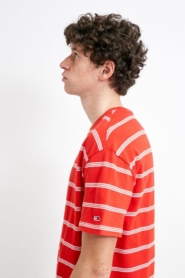 Camiseta Tommy Jeans Signature Red Stripe #3