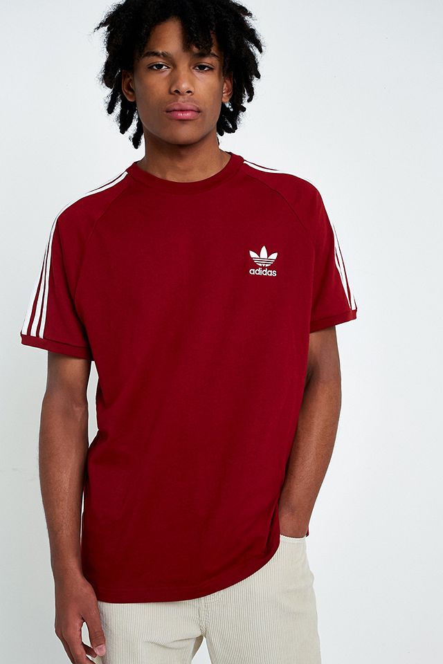 adidas 3-Stripe Rust T-Shirt | Urban Outfitters UK
