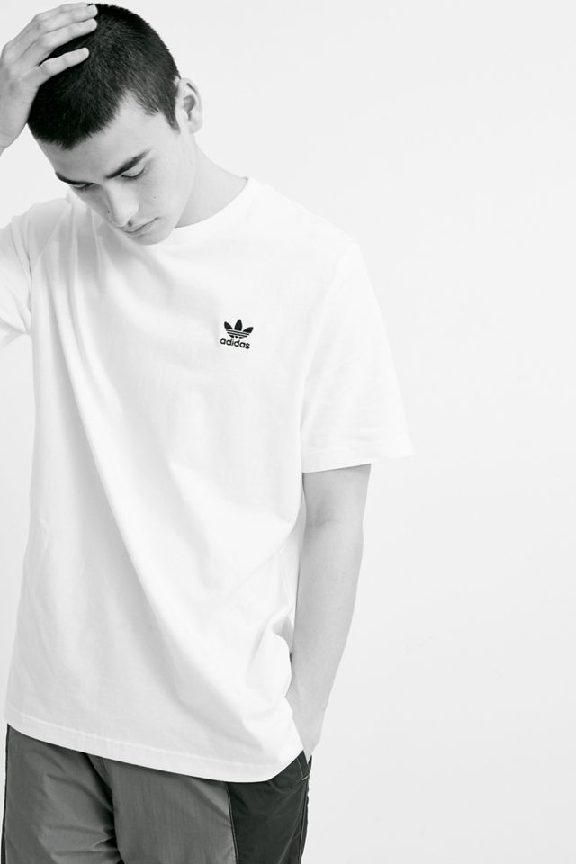 adidas - T-shirt blanc motif trèfle #1