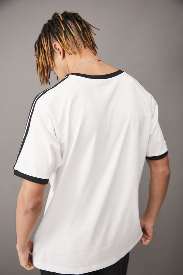 adidas - T-shirt Adicolor Classics à 3 bandes blanc #3