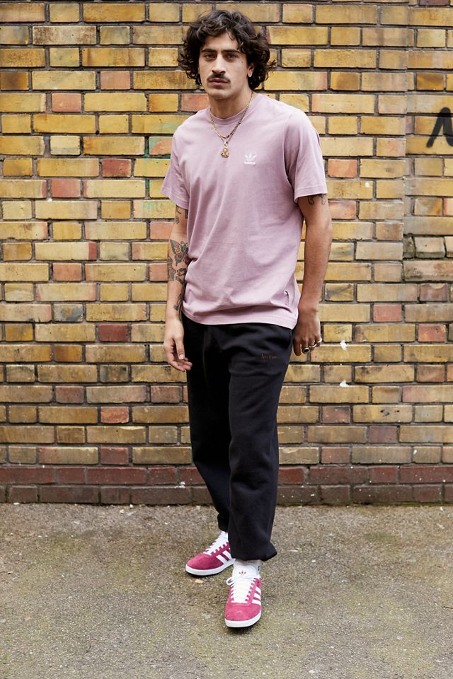 adidas - T-shirt avec logo trèfle Adicolor Essentials mauve #2