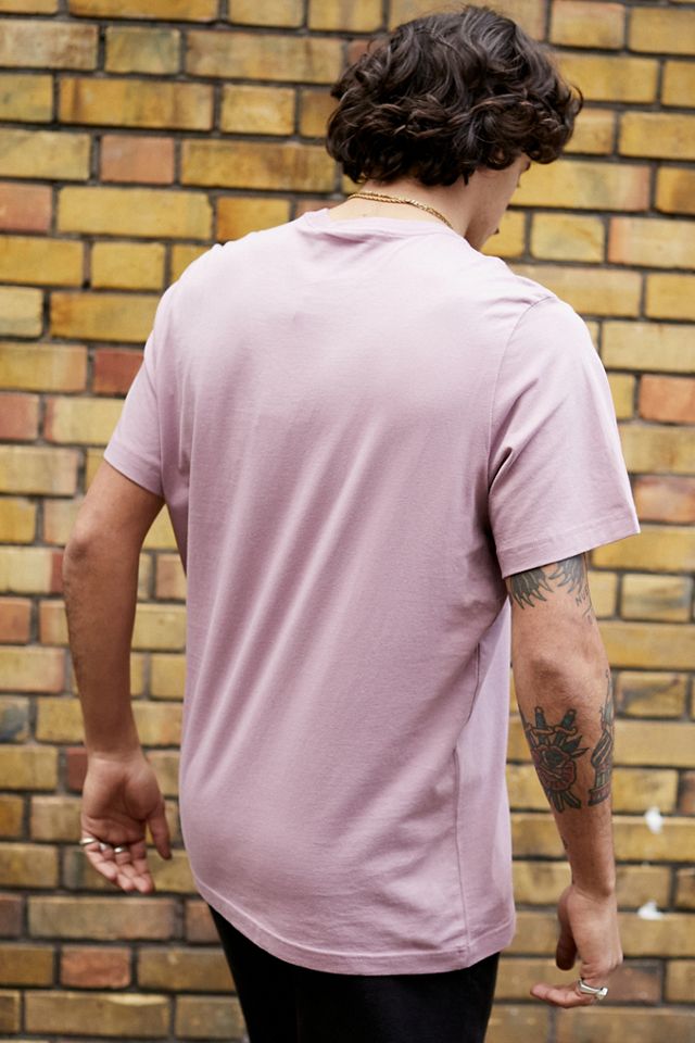 adidas - T-shirt avec logo trèfle Adicolor Essentials mauve #3