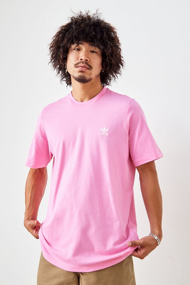 adidas Essentials Pink TShirt Urban Outfitters UK