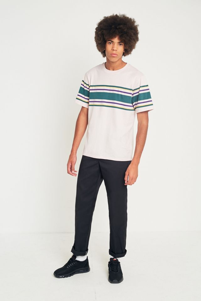 UO Pink Placement Stripe T-shirt #2