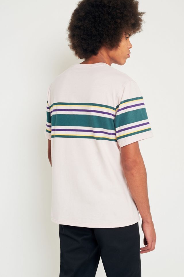 UO Pink Placement Stripe T-shirt #3