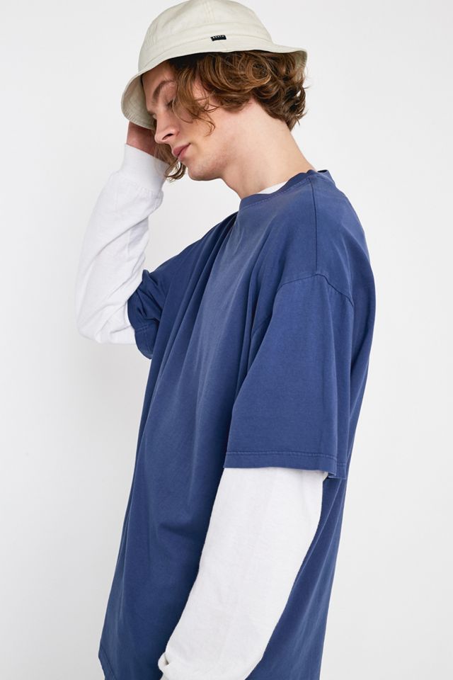 UO - T-shirt Dad bleu #3