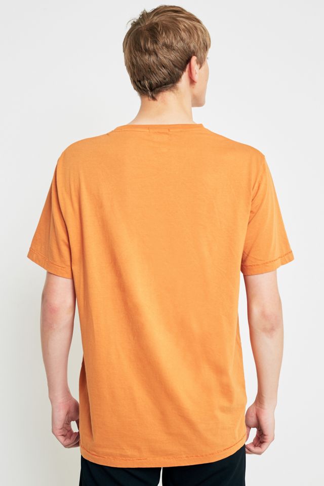 UO Orange Pigment Dye T-shirt #2