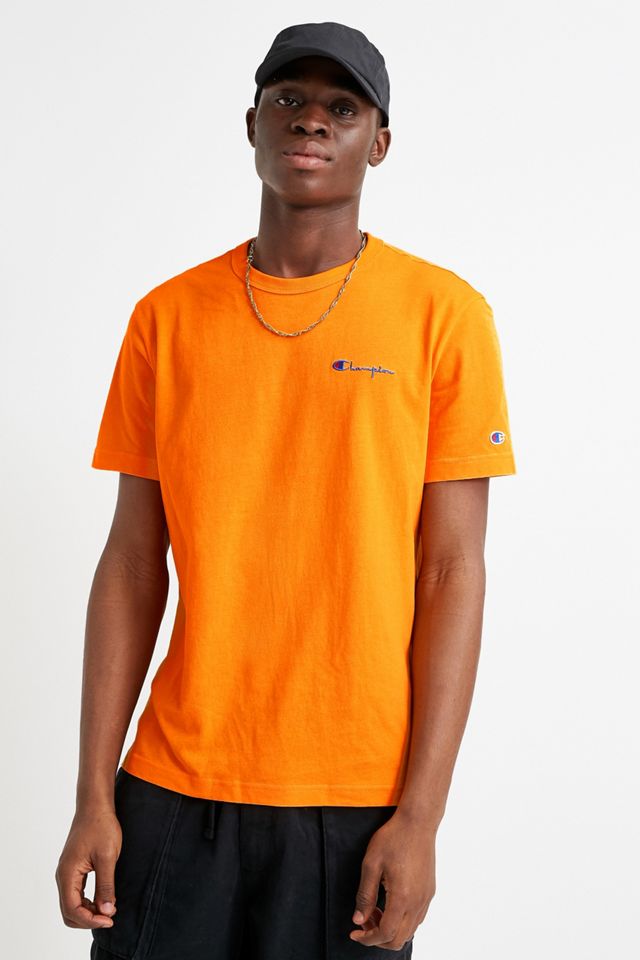 Champion t shirt store orange