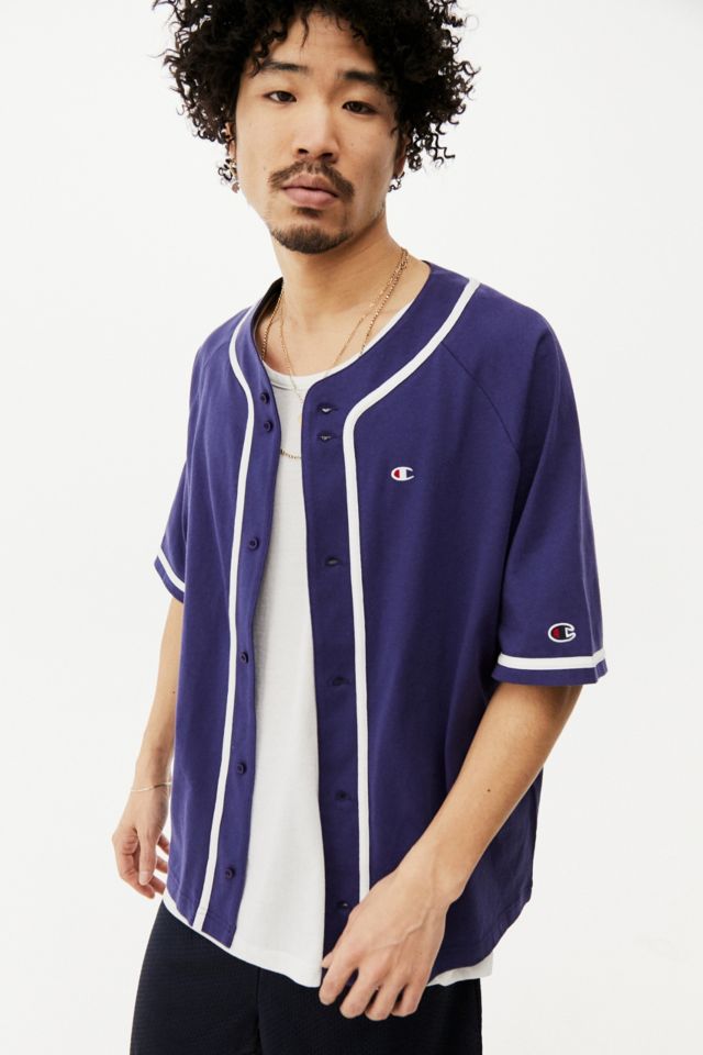 Champion button up jersey online