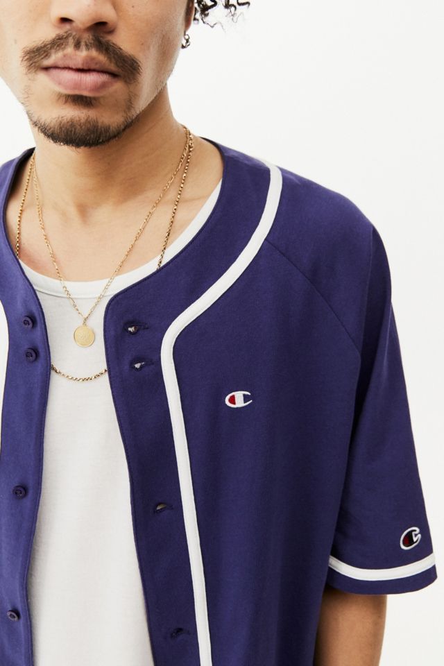 Champion UO Exclusive Navy Baseball Jersey Shirt #2