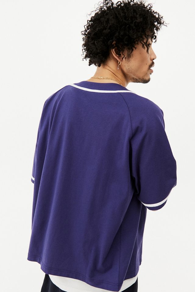 Champion UO Exclusive Navy Baseball Jersey Shirt #3