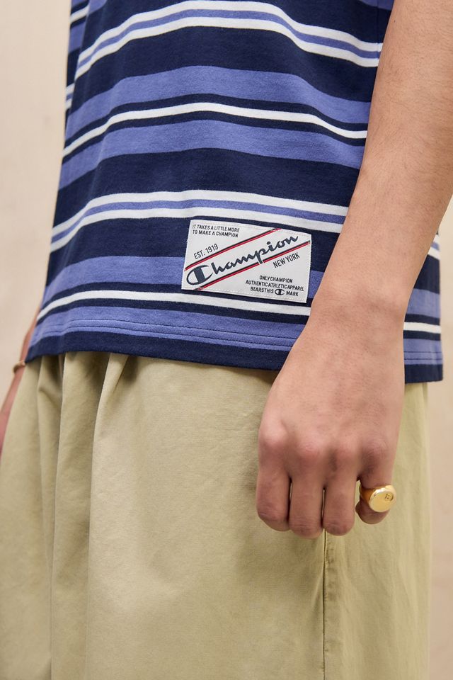 Champion UO Exclusive Blue Stripe T-Shirt #2
