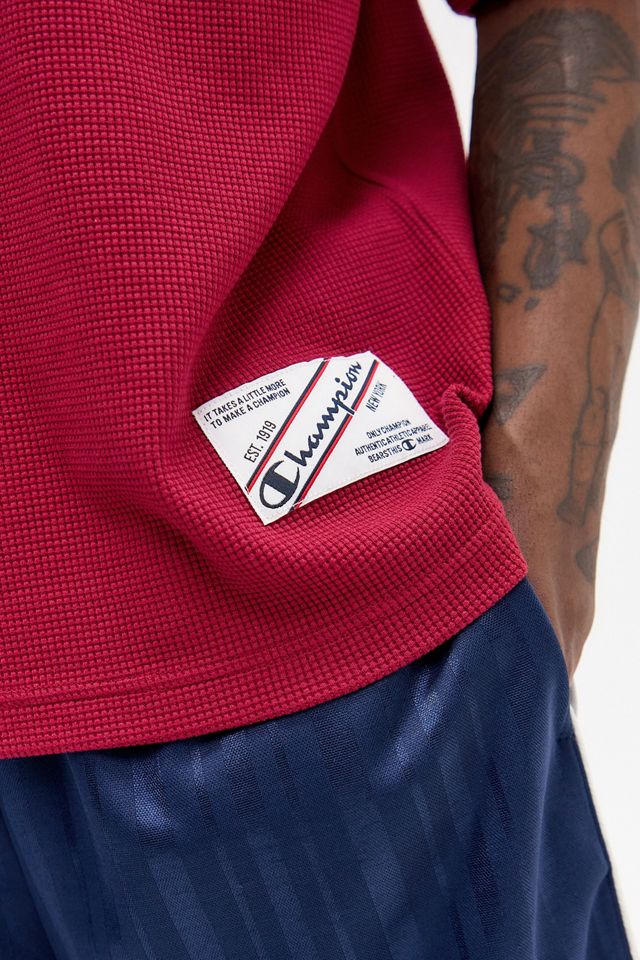 Champion UO Exclusive Burgundy Waffle T-Shirt #2