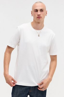 Champion White Reverse Weave Jersey T-Shirt
