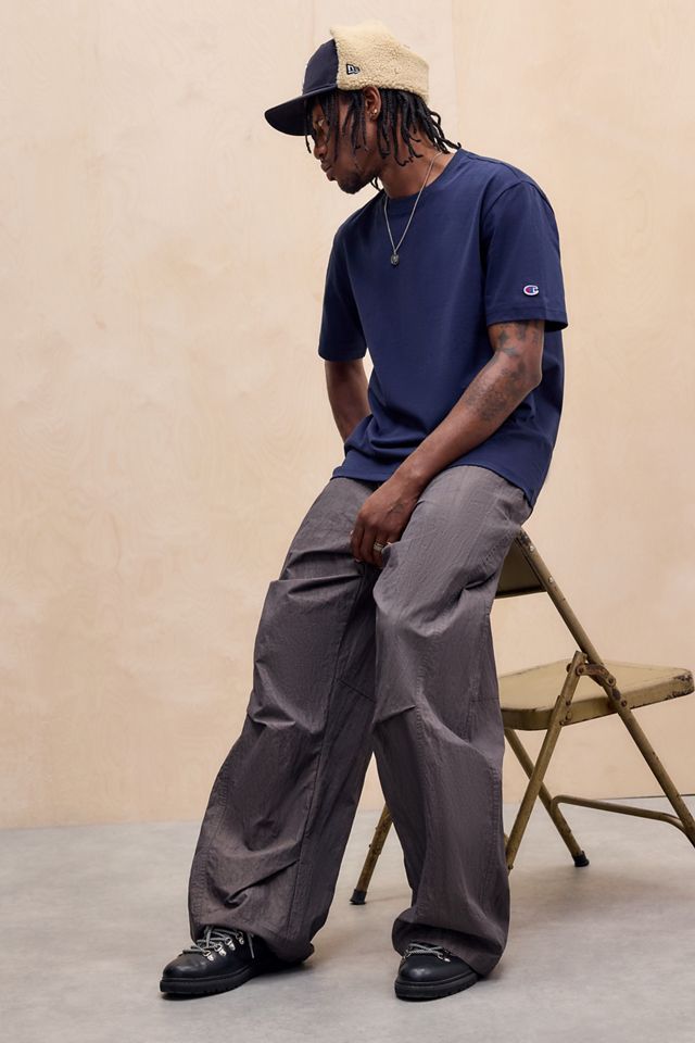 Champion Navy Kurzarm-Jersey-T-Shirt #1