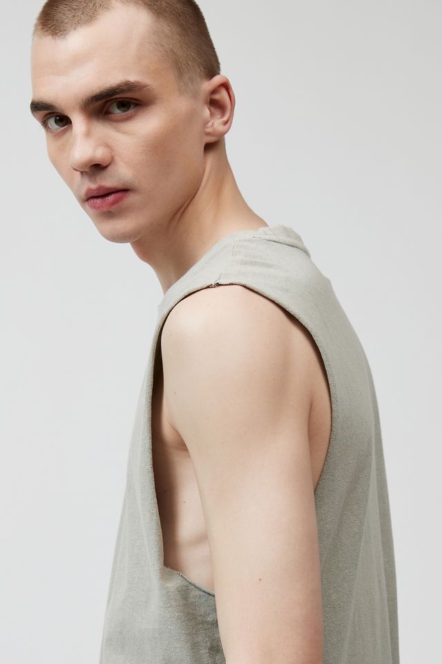 BDG Chartreuse Calabasas Cut-Off Tank Top #2