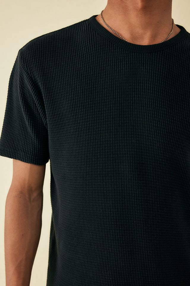 BDG T-shirt waffle nera #4