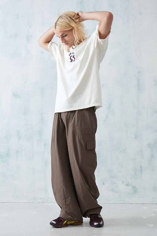 UO Ecru Koi Carpa Camiseta Bordada  #2