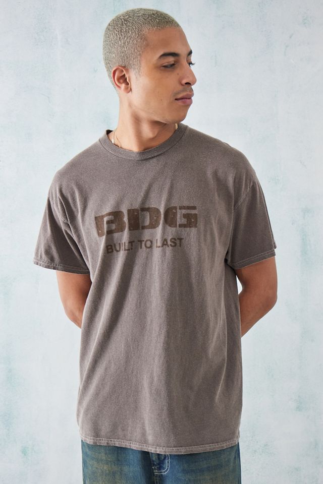 BDG Brown Logo Stamp T-Shirt #1