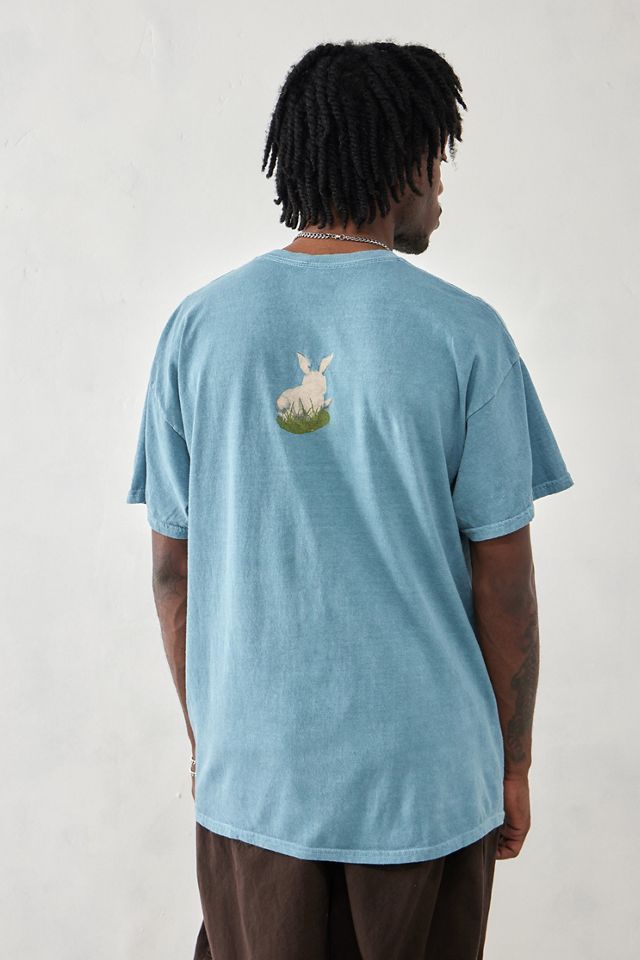 UO Teal Ich Kümmere Mich Nicht Hase T-Shirt #3