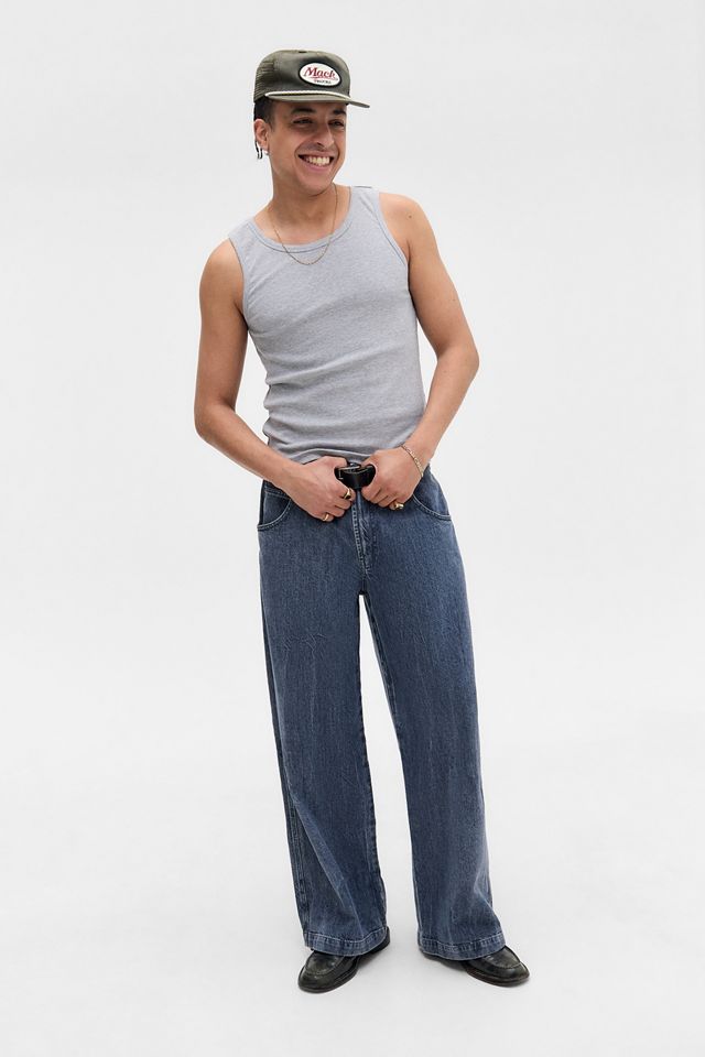 BDG Grey Ribbed Vest  #1