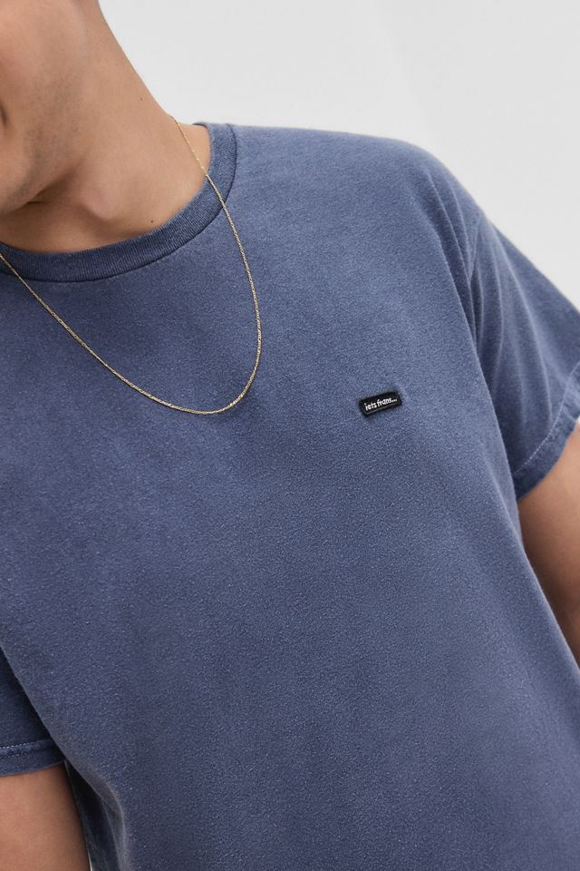 iets frans... Blaues Abzeichen T-Shirt #2