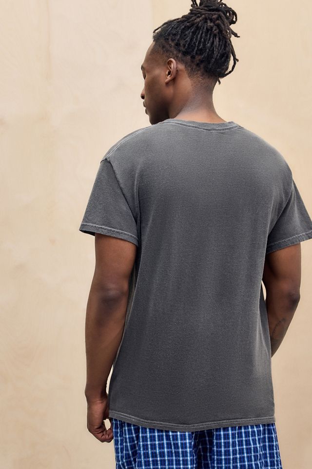 iets frans... Gewaschenes Schwarzes Abzeichen T-Shirt #3